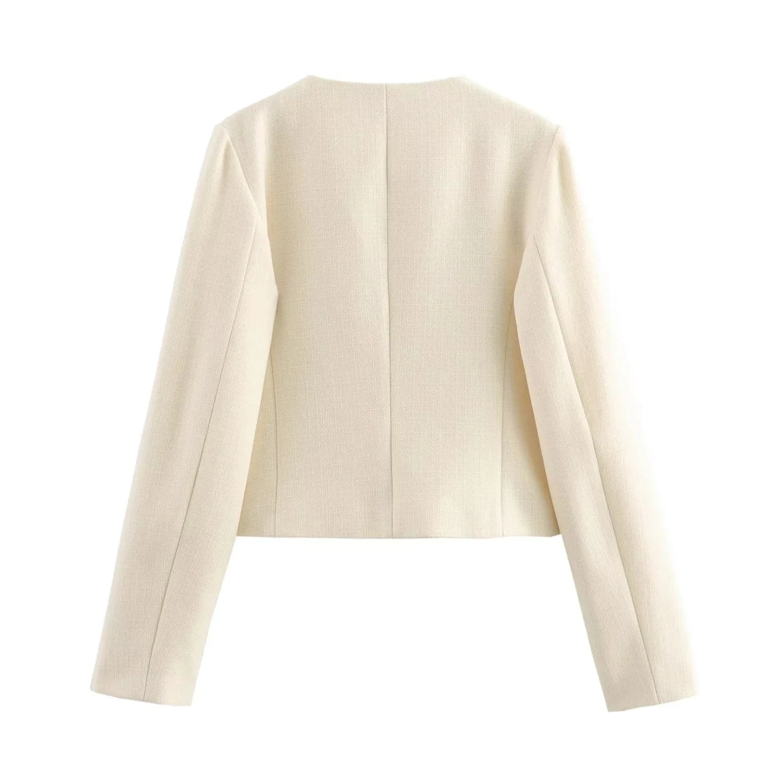 Syrvace Long Sleeve Cropped Jacket