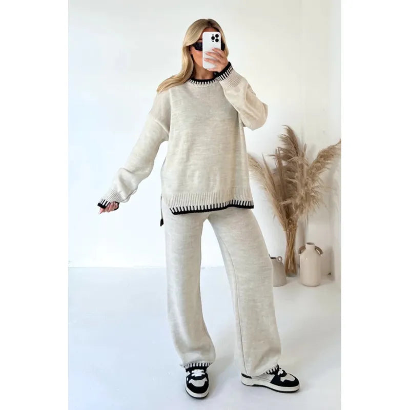 SyrvaceWinter Casual Loose Two-Piece Suit